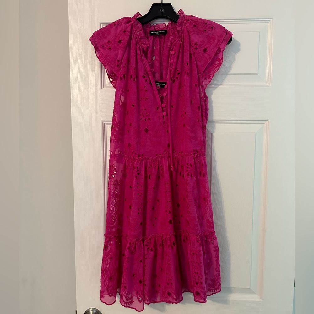 NWOT Generation Love Mirabelle Dress in Pink (XS)